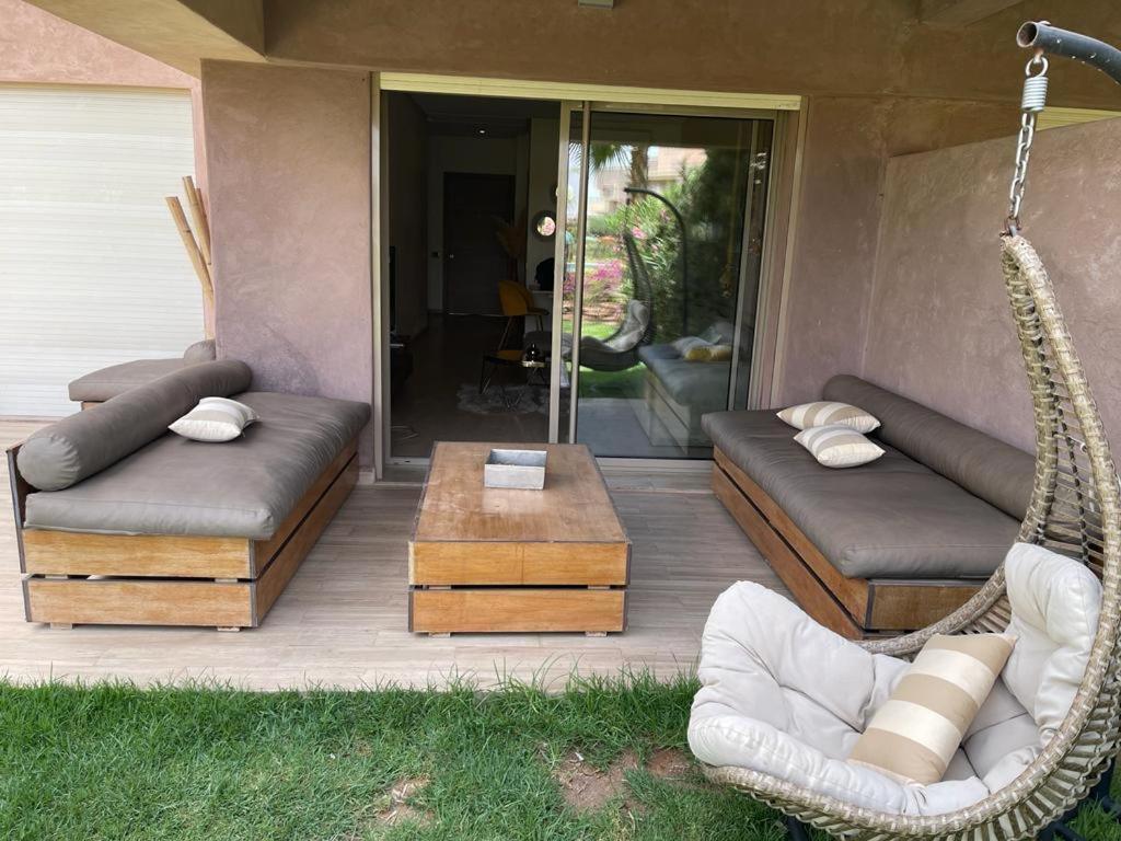 Appartement A Prestigia Marrakeche Avec Jardin Marrakesh Bagian luar foto